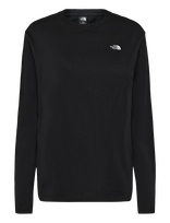 The North Face - W Tnf Essential Simple Dome Rlx Long Sle - Sportiniai marškinėliai ilgomis rankovėmis - Juoda