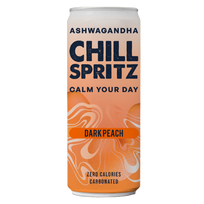CHILL SPRITZ Dark Peach izotoninis gėrimas su vitaminais 330ml