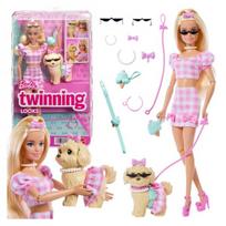 Mattel Barbie Twining Looks lėlė – šuns vedžiojimas ZA6701