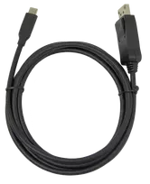 8K USB-C į DisplayPort dvikryptis kabelis DELTACO, 7680 x 4320 @ 30Hz, 2 m, juodas / USBC-DP-BI200 / 1902482