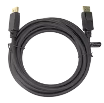 DisplayPort DP1.4 lankstus kabelis DELTACO, 4M, juodas / DP-1040D-FLEX / 1903050