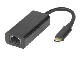 USB-C gigabito tinklo adapteris DELTACO su MAC adreso perdavimu / USBC-GIGA-MAPT / 1903045