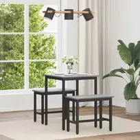Valgomieji stalai 60 x 60 x 75 cm METALAS