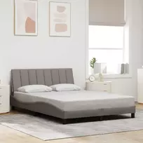 Lovos rėmas be čiužinio, Hanko, taupe spalvos, 140x200cm, audinys