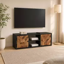 Televizoriaus spintelė su lentyna su saugykla 105 x 30 x 35 cm