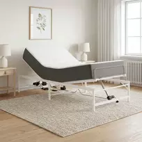 Elektrinis reguliuojamas lovos rėmas Balta 100 x 200 cm Plienas