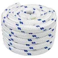 Laivo virvė 6 mm 5 m Balta ir mėlyna