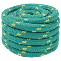 Laivo virvė 5 mm 25 m Žalia