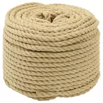 Laivo virvė 0.8 mm 50 m Natūrali