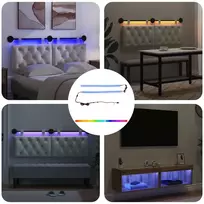 LED juosta 110 cm Įvairiaspalvis PVC