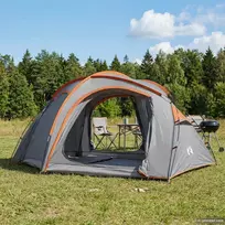Trekking palapinė su lietaus apsauga, atspari vandeniui