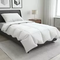 Antklodė FULDA 140 x 220 cm Vasara 100 GSM 90% žąsų pūkai Balta