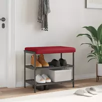 Suoliuko pagalvė Dirbtinė oda Vyno raudona Gylis 35 cm