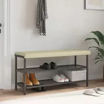 Suoliuko pagalvė Dirbtinė oda Kreminė Gylis 35 cm