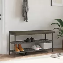 Suoliuko pagalvė Dirbtinė oda Pilka Gylis 35 cm