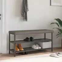 Suoliuko pagalvė Dirbtinė oda Pilka Gylis 35 cm