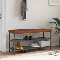Suoliuko pagalvė Dirbtinė oda Ruda Gylis 35 cm