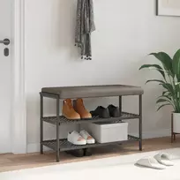 Suoliuko pagalvė Dirbtinė oda Pilka Gylis 35 cm