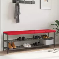 Suoliuko pagalvė 4 vnt. Dirbtinė oda Raudona Gylis 35 cm
