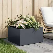 Sodo vazonas Antracito 60 x 60 x 30 cm Šaltai valcuotas plienas