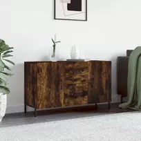 Šoninė spintelė, dūminio ąžuolo, 100x36x60cm, apdirbta mediena
