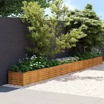 Pakelta sodo lysvė, 580x50x36 cm, Corten plienas