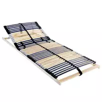 Lamelinis lovos pagrindas Ruda 70 x 190 cm Kietas bukas medis
