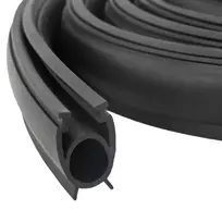 Garažo durų sandarinimas Juoda 41 x 33 mm 5,5 m PVC