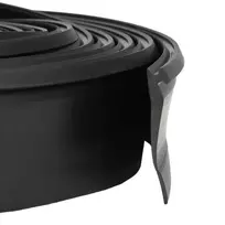 Garažo durų sandarinimas Juoda 52 x 2 mm 5,5 m PVC