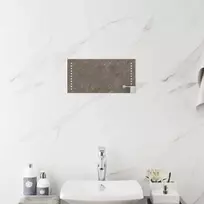 LED vonios veidrodis Skaidrus 40 x 20 cm grūdintas stiklas