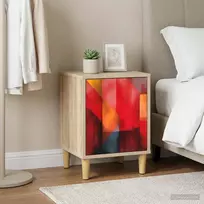 Šalia lovos spintelė HEESCH Sonoma ąžuolas 36 x 33 x 50 cm