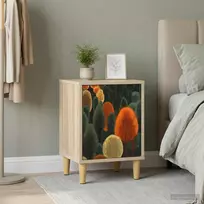 Šalia lovos spintelė ZAANDAM Sonoma ąžuolas 36 x 33 x 50 cm