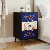 Šalia lovos spintelė MAINZ Juodojo ąžuolo 36 x 33 x 61 cm