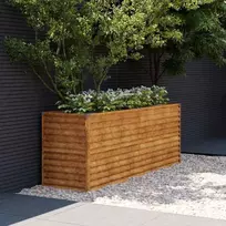 Pakelta sodo lysvė, 196x50x69cm, Corten plienas