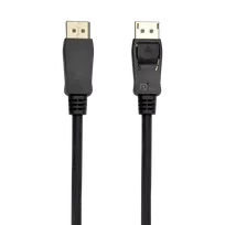 DisplayPort DP1.4 lankstus kabelis DELTACO, 3M, juodas / DP-1030D-FLEX / 1903049