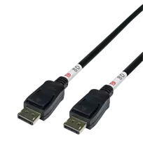 DisplayPort kabelis DELTACO, DP 2.1, 8K, DP80, 0,5m, juodas / DP80-1005 / 1902628