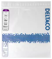 DisplayPort DP1.4 lankstus kabelis DELTACO, 5M, juodas / DP-1050D-FLEX / 1903051