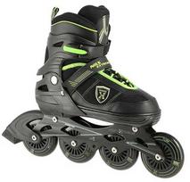 NA19088 JUODAI ŽALIAI DYDIS. L (39-42) NILS EXTREME INLINE pačiūžos