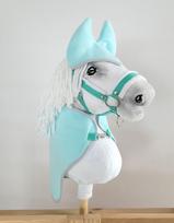 Hobby Horse A4 Set: Blanket + Fly Hats - Light Mint