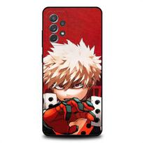 B-Bakugo My Hero Academia Phone Case For Samsung S 25,24,23,22,30,21,10,9,Ultra,Plus,Lite,FE,4,5G Black Soft Case Samsung S21 s305G brown