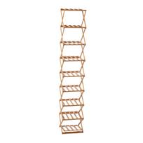 Corner Shoe Rack Multi Tier Foldable Space Saving Wood Shoe Organizer for Home Dormitory Entrance
