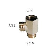 Brass T Valve Adapter Connector 3/8' 1/2' 9/16' 15/16' Durable Tee Joint 3 Way T Valve Connector Toilet Seat Bidet Attachment