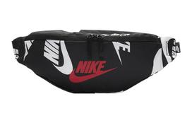 Nike Heritage Fabric Crossbody Bag, Fanny Pack Regular Unisex Black DQ5930-010 white