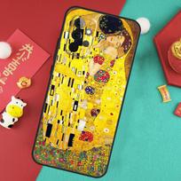 Bučinys Gustavas Klimtas Dailės dėklas Samsung Galaxy A56 A36 A26 A16 A06 A13 A33 A53 A15 A35 A55 A34 A54 A12 A32 A52 A17 Samsung A22 5G yellow