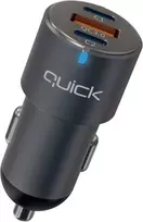 Quick Greitas QC-420 automobilinis įkroviklis su USB / 2x USB-C 60W