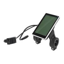 Elektrinio dviračio M5 LCD ekranas vandeniui atsparus jungties skydelis Elektrinio paspirtuko ekrano skydelio ekranas gray