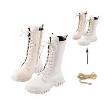 Girls Boots Short Booties Side Zipper Soft Bottom Leather Dress Riding Boot For Kids 28