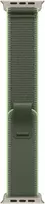 Apple Watch 49mm Green/Neon Trail Loop - S/M - Natural Titanium Finish - MFT44ZM/A