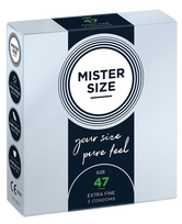 MISTER SIZE 47/160 mm prezervatīvi, 3 gab.