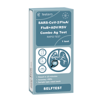 TESTERA SARS-CoV-2/FluA/FluB+ADV/RSV Antigēna Noteikšanas tests, 1 gab.